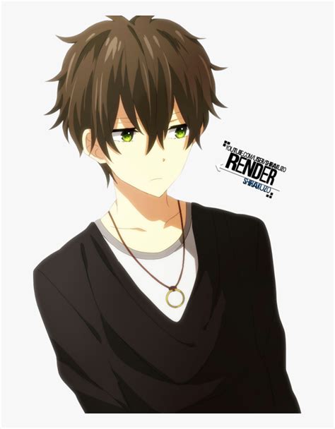 anime guys with brown hair and green eyes|anime sad green eyes boy.